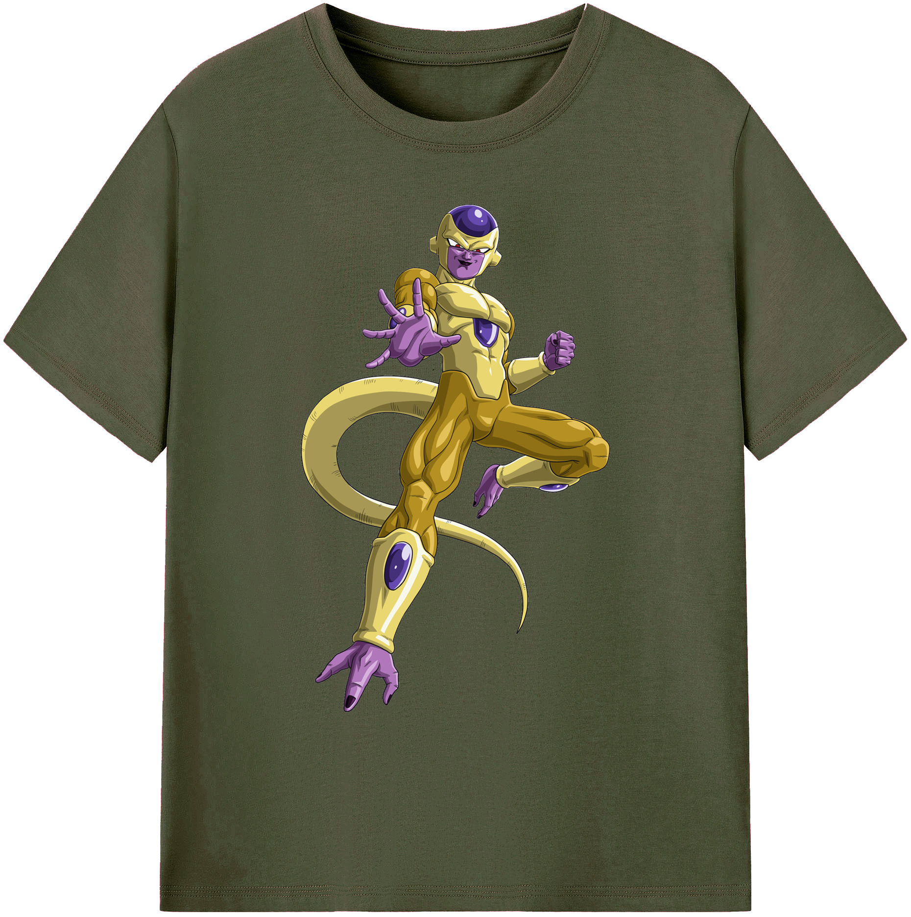 （画像用） ドラゴンボール フリーザ DRAGON BALL Frieza 綿100％ メンズ半袖Tシャツ｜肌触りやわらか＆通気性